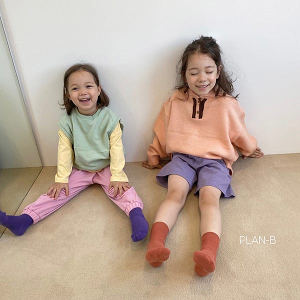 PLAN B - Korean Children Fashion - #Kfashion4kids - Basic Collar Tee - 8