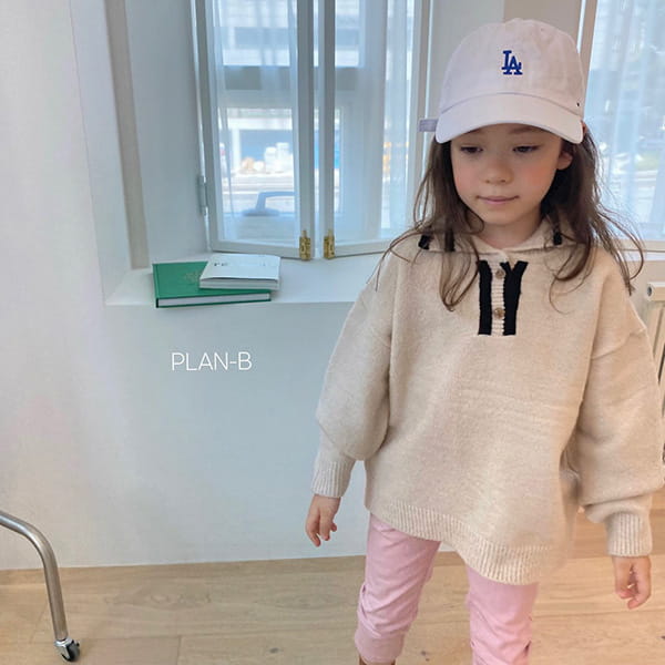 PLAN B - Korean Children Fashion - #Kfashion4kids - Collar Colored Knit Pullover - 10
