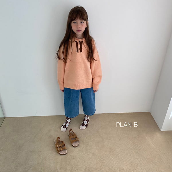 PLAN B - Korean Children Fashion - #Kfashion4kids - Collar Colored Knit Pullover - 11