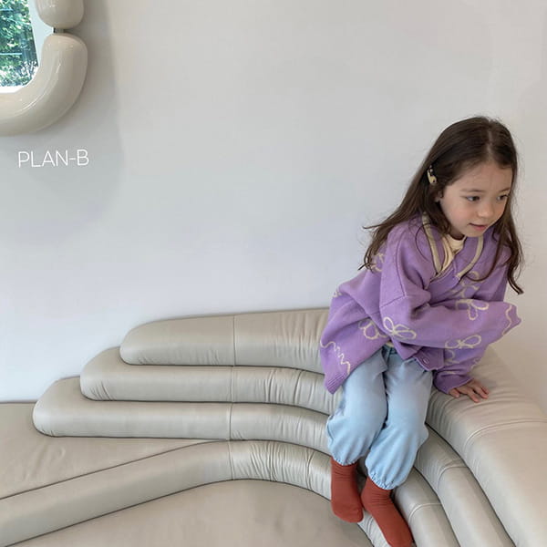 PLAN B - Korean Children Fashion - #Kfashion4kids - Colar Flower Knit Cardigan - 10