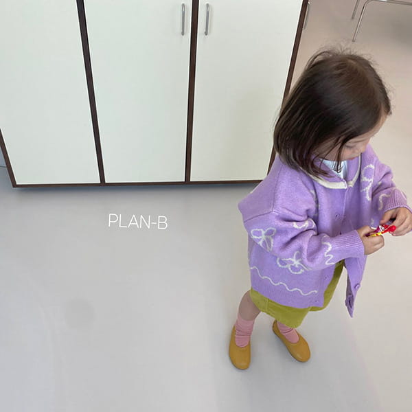 PLAN B - Korean Children Fashion - #Kfashion4kids - Colar Flower Knit Cardigan - 12