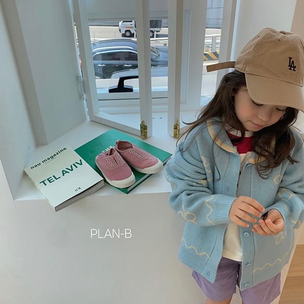 PLAN B - Korean Children Fashion - #Kfashion4kids - Colar Flower Knit Cardigan - 7