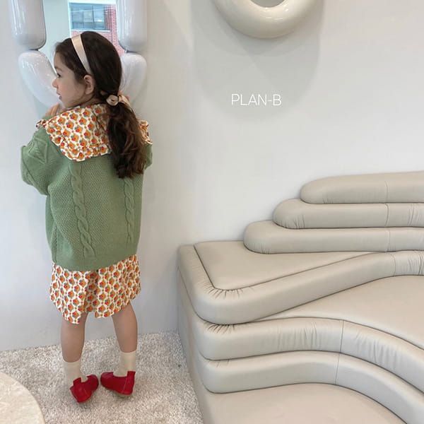 PLAN B - Korean Children Fashion - #Kfashion4kids - Twist Color Knit Cardigan