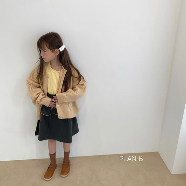 PLAN B - Korean Children Fashion - #Kfashion4kids - Twist Color Knit Cardigan - 11