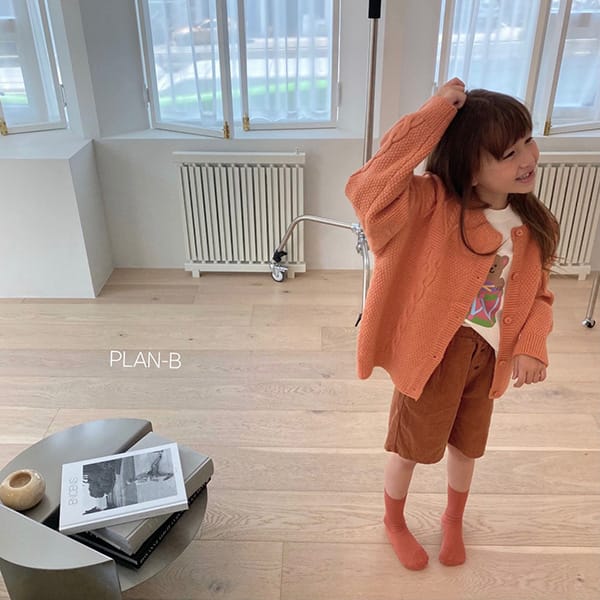 PLAN B - Korean Children Fashion - #Kfashion4kids - Twist Color Knit Cardigan - 12