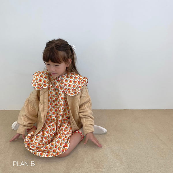 PLAN B - Korean Children Fashion - #Kfashion4kids - Twist Color Knit Cardigan - 9