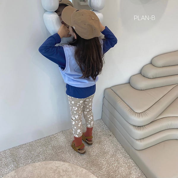 PLAN B - Korean Children Fashion - #Kfashion4kids - Flower Tension Skinny Pants - 6