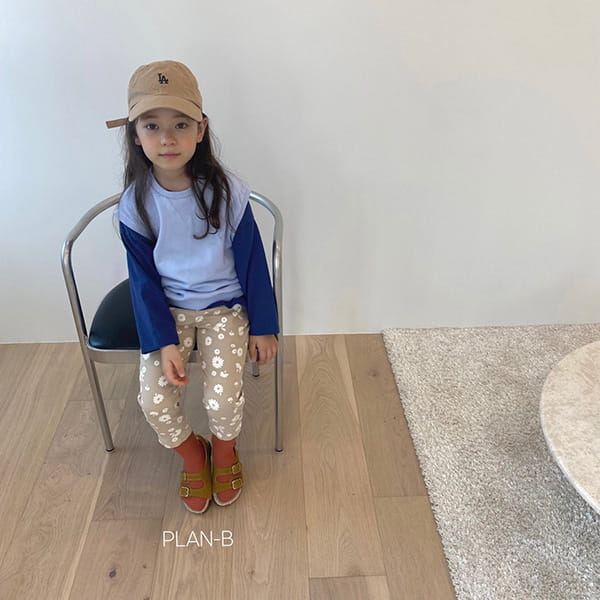 PLAN B - Korean Children Fashion - #Kfashion4kids - Flower Tension Skinny Pants - 7