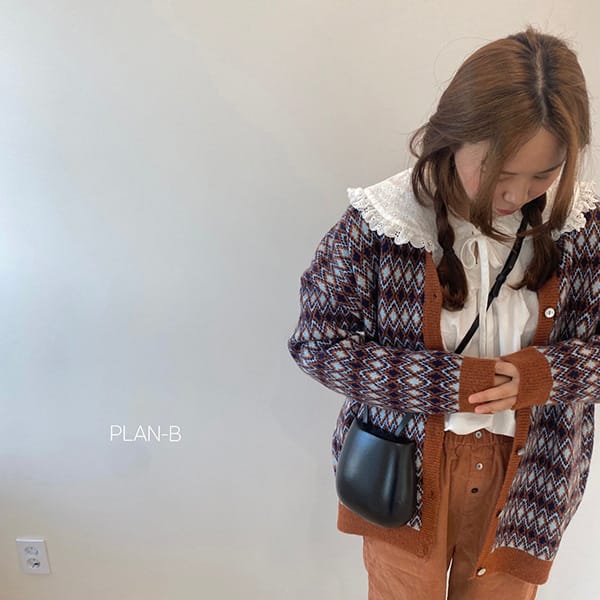 PLAN B - Korean Children Fashion - #Kfashion4kids - Adult Nordic Knit Cardigan - 10