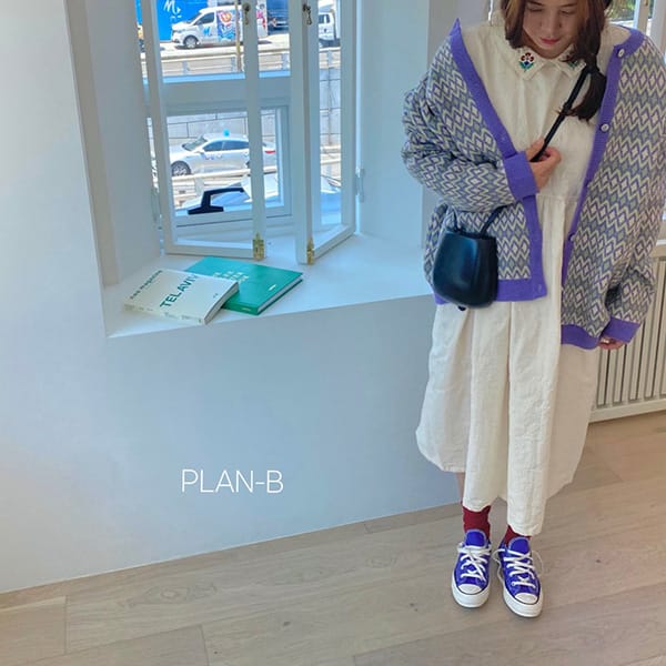PLAN B - Korean Children Fashion - #Kfashion4kids - Adult Nordic Knit Cardigan - 4