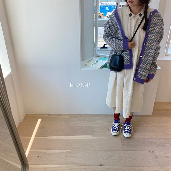 PLAN B - Korean Children Fashion - #Kfashion4kids - Adult Nordic Knit Cardigan - 5