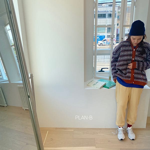 PLAN B - Korean Children Fashion - #Kfashion4kids - Adult Nordic Knit Cardigan - 6