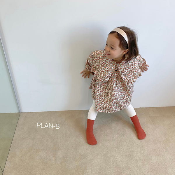 PLAN B - Korean Children Fashion - #Kfashion4kids - Sailor Collar Blouse One-piece - 11