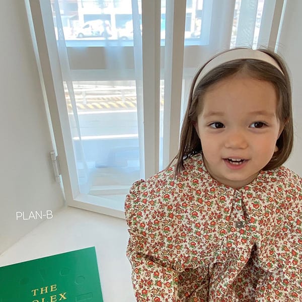 PLAN B - Korean Children Fashion - #Kfashion4kids - Sailor Collar Blouse One-piece - 12