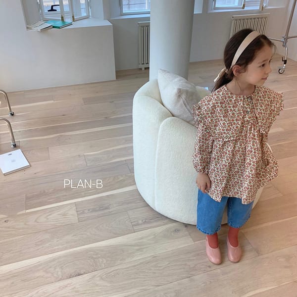 PLAN B - Korean Children Fashion - #Kfashion4kids - Sailor Collar Blouse One-piece - 2