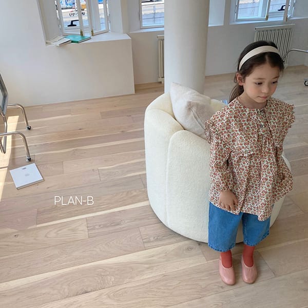 PLAN B - Korean Children Fashion - #Kfashion4kids - Sailor Collar Blouse One-piece - 3