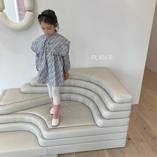 PLAN B - Korean Children Fashion - #Kfashion4kids - Sailor Collar Blouse One-piece - 7