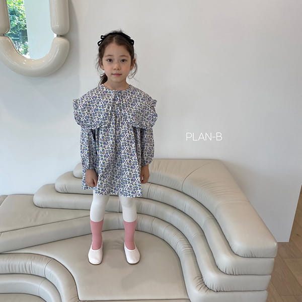 PLAN B - Korean Children Fashion - #Kfashion4kids - Sailor Collar Blouse One-piece - 8