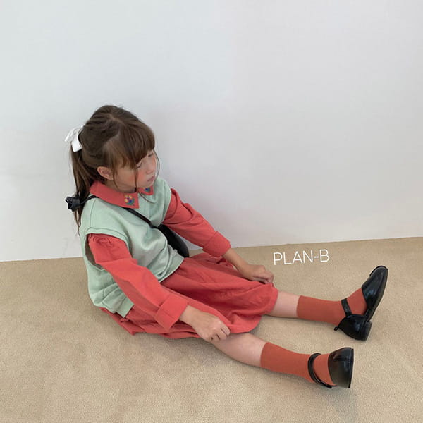 PLAN B - Korean Children Fashion - #Kfashion4kids - Collar Vest - 12