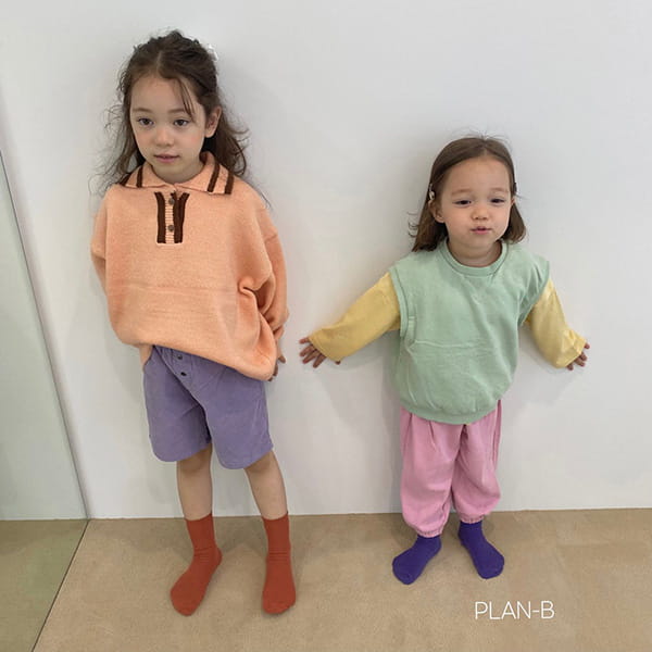 PLAN B - Korean Children Fashion - #Kfashion4kids - Collar Vest - 2
