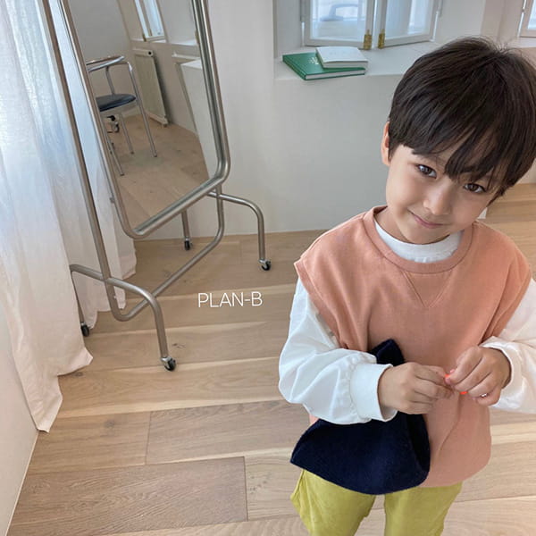 PLAN B - Korean Children Fashion - #Kfashion4kids - Collar Vest - 5