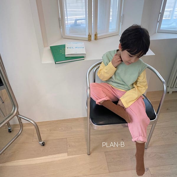 PLAN B - Korean Children Fashion - #Kfashion4kids - Corduroy Tape Pants