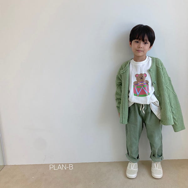 PLAN B - Korean Children Fashion - #Kfashion4kids - Corduroy Tape Pants - 3
