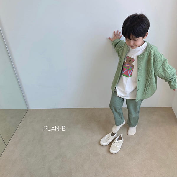 PLAN B - Korean Children Fashion - #Kfashion4kids - Corduroy Tape Pants - 4