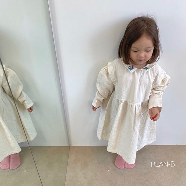 PLAN B - Korean Children Fashion - #Kfashion4kids - Flower Collar One-piece - 10