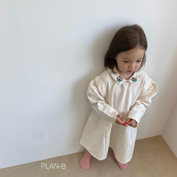 PLAN B - Korean Children Fashion - #Kfashion4kids - Flower Collar One-piece - 11