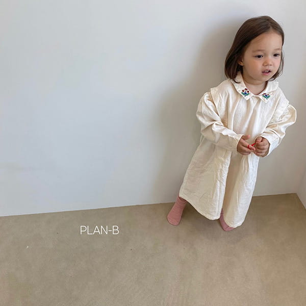 PLAN B - Korean Children Fashion - #Kfashion4kids - Flower Collar One-piece - 12