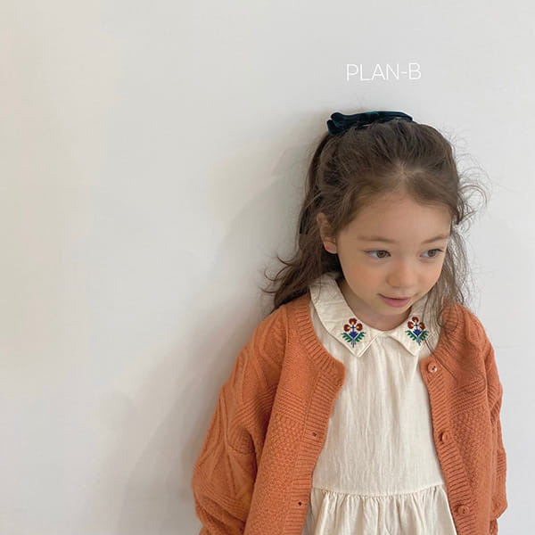 PLAN B - Korean Children Fashion - #Kfashion4kids - Flower Collar One-piece - 3