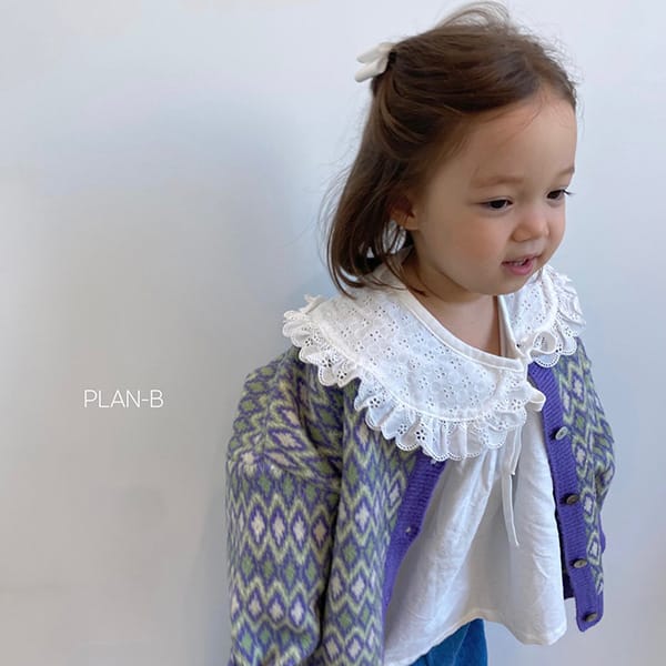 PLAN B - Korean Children Fashion - #Kfashion4kids - Round Lace Collar Blouse - 8
