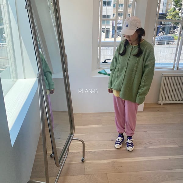 PLAN B - Korean Children Fashion - #Kfashion4kids - Adult Twist Color Knit Cardigan - 3