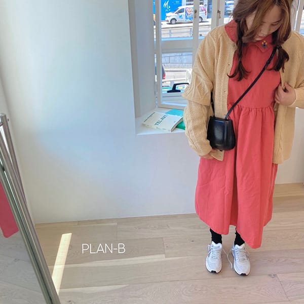 PLAN B - Korean Children Fashion - #Kfashion4kids - Adult Twist Color Knit Cardigan - 9