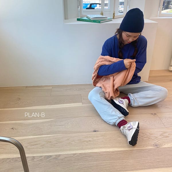 PLAN B - Korean Children Fashion - #Kfashion4kids - Adult Basic Color Tee - 4