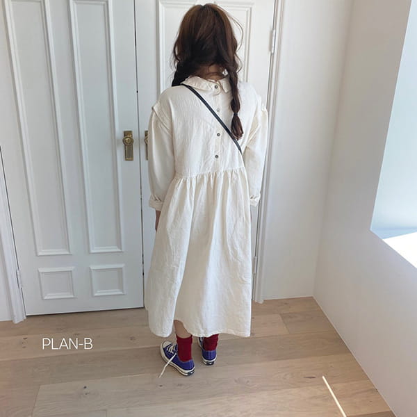 PLAN B - Korean Children Fashion - #Kfashion4kids - Adult Flower Collar One-piece - 4