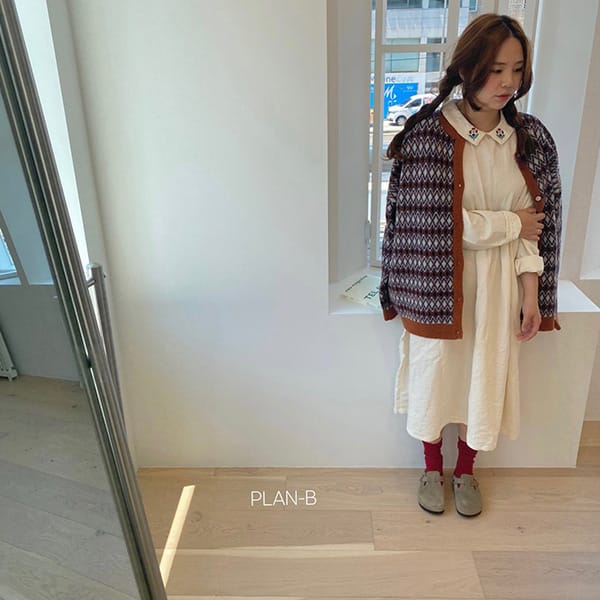 PLAN B - Korean Children Fashion - #Kfashion4kids - Adult Flower Collar One-piece - 5