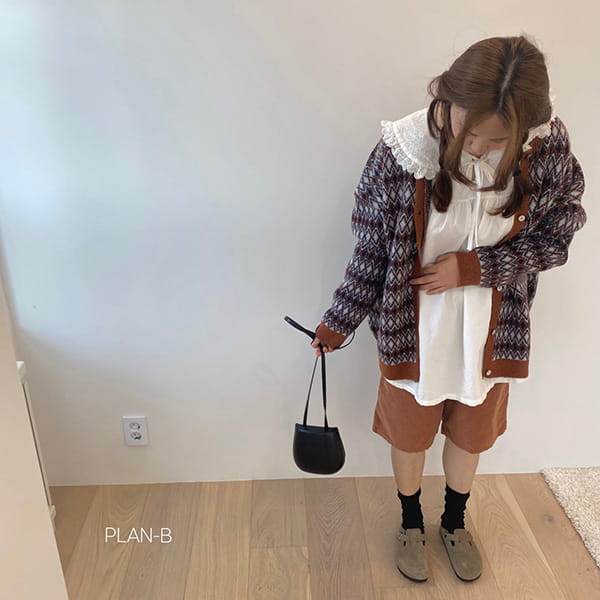 PLAN B - Korean Children Fashion - #Kfashion4kids - Adult Round Lace Collar Blouse