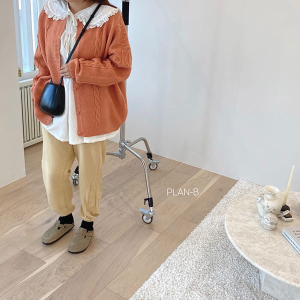 PLAN B - Korean Children Fashion - #Kfashion4kids - Adult Round Lace Collar Blouse - 11