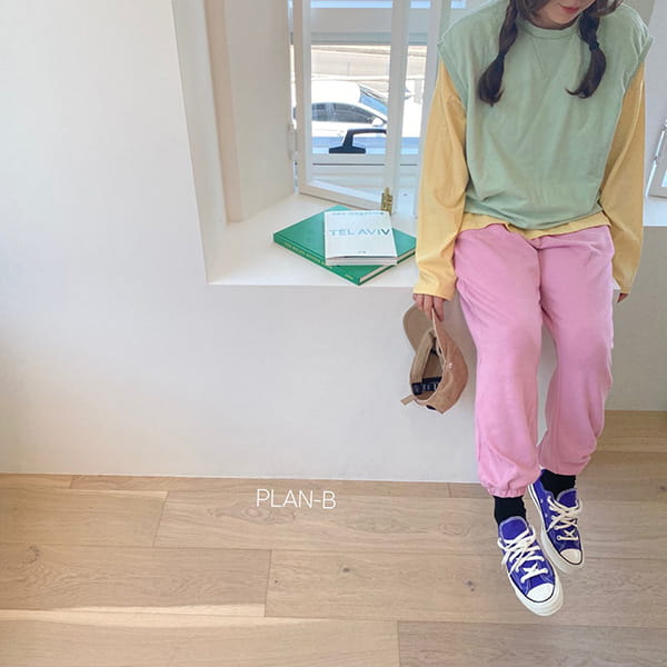 PLAN B - Korean Children Fashion - #Kfashion4kids - Adult Jogger Color Pants