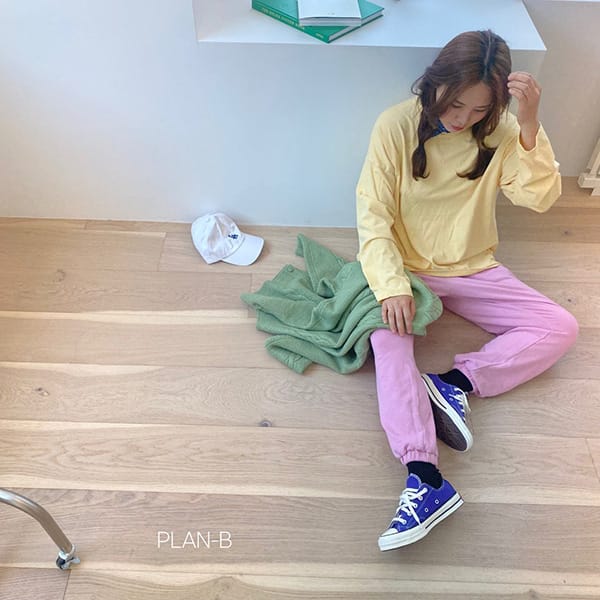 PLAN B - Korean Children Fashion - #Kfashion4kids - Adult Jogger Color Pants - 11