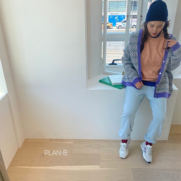 PLAN B - Korean Children Fashion - #Kfashion4kids - Adult Jogger Color Pants - 5