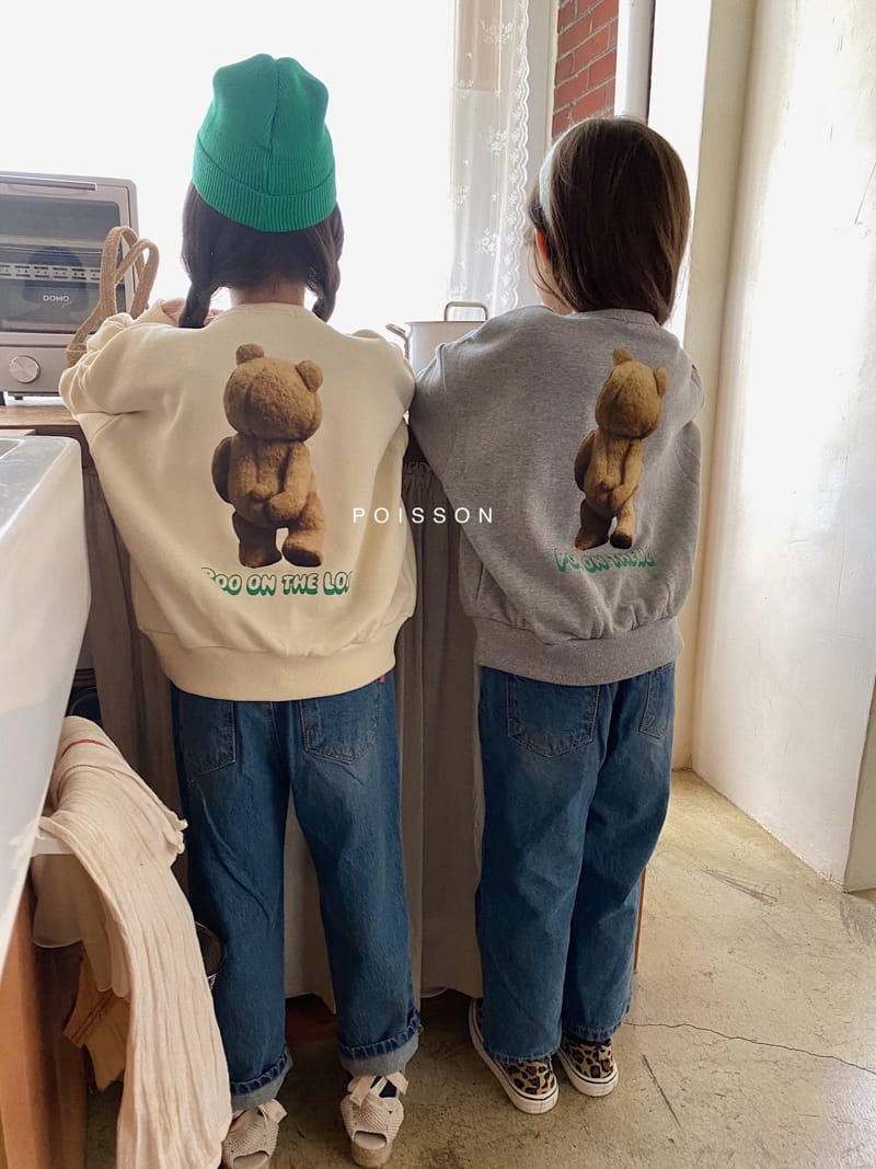 POISSON - Korean Children Fashion - #Kfashion4kids - Ted Sweatshirt