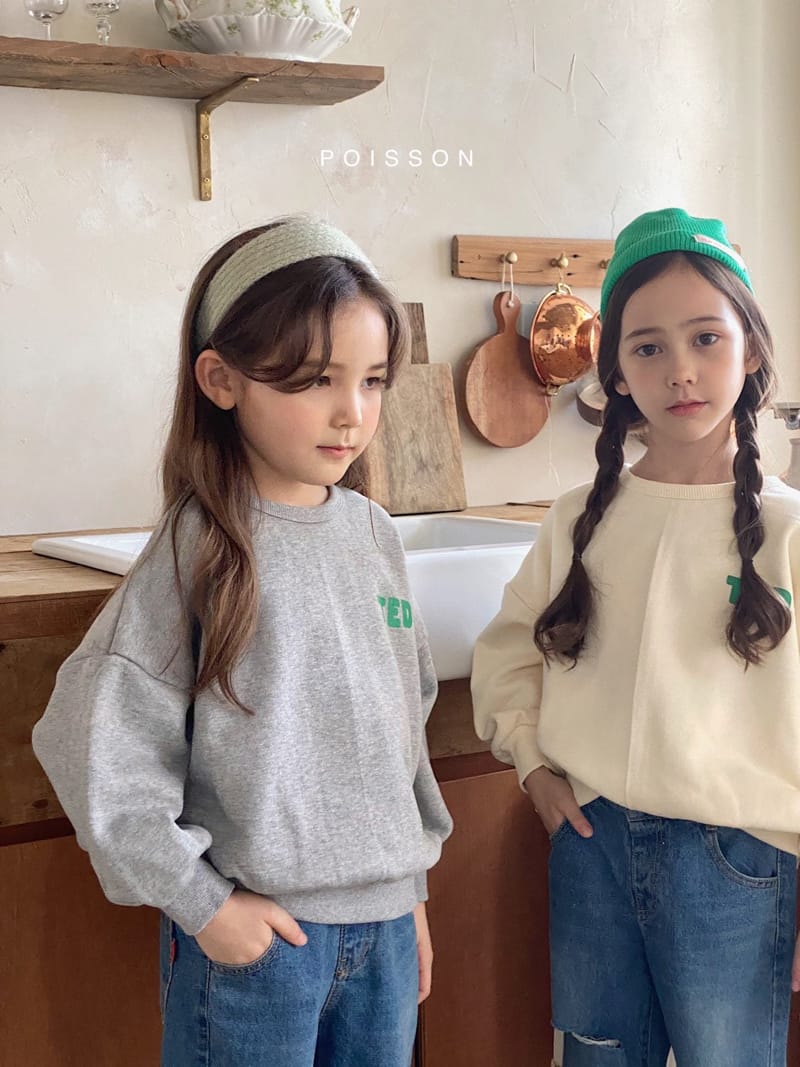 POISSON - Korean Children Fashion - #Kfashion4kids - Ted Sweatshirt - 4