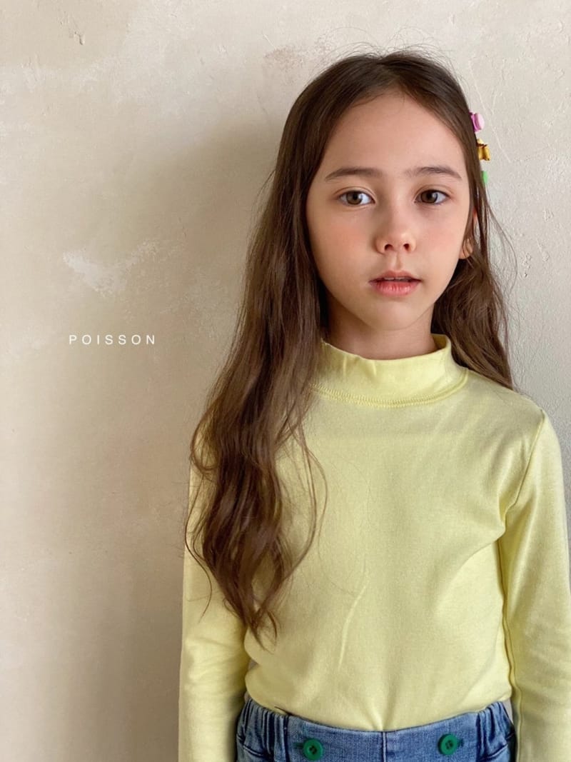 POISSON - Korean Children Fashion - #Kfashion4kids - Autumn Half Turtleneck Tee - 4