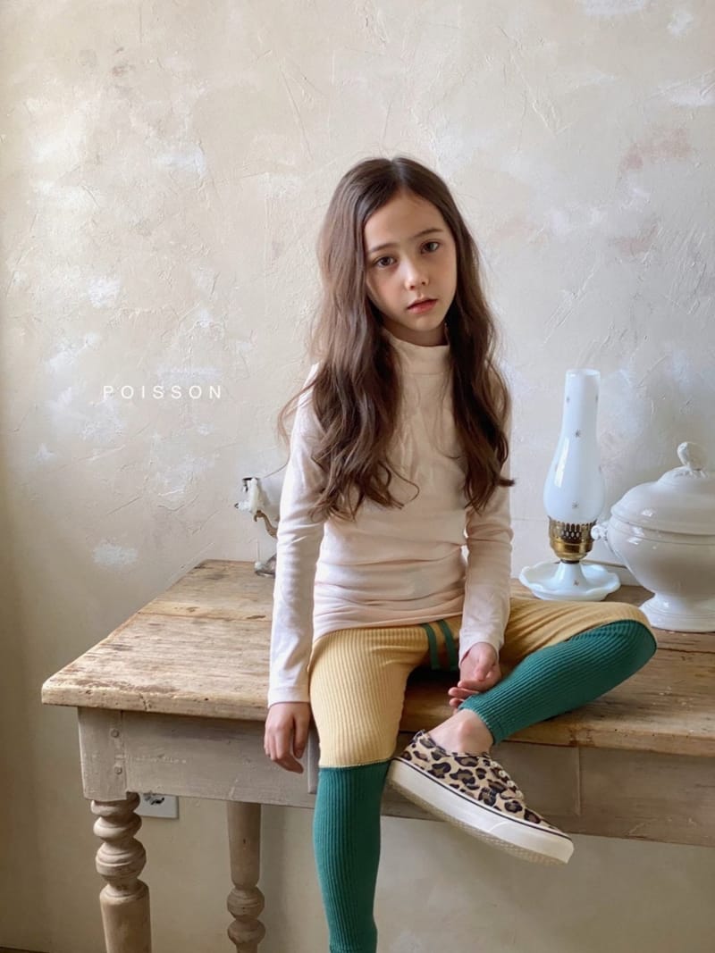 POISSON - Korean Children Fashion - #Kfashion4kids - Autumn Half Turtleneck Tee - 8