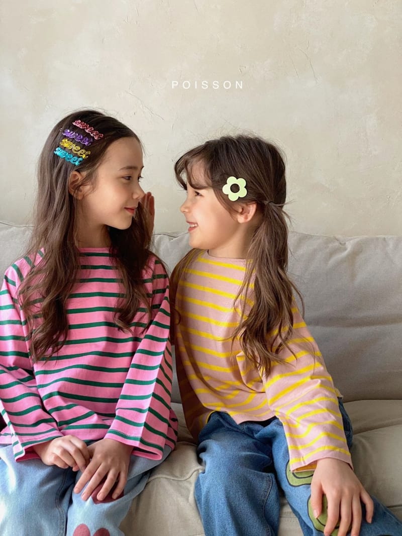 POISSON - Korean Children Fashion - #Kfashion4kids - Stripe Tee - 3