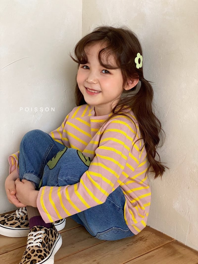 POISSON - Korean Children Fashion - #Kfashion4kids - Stripe Tee - 8