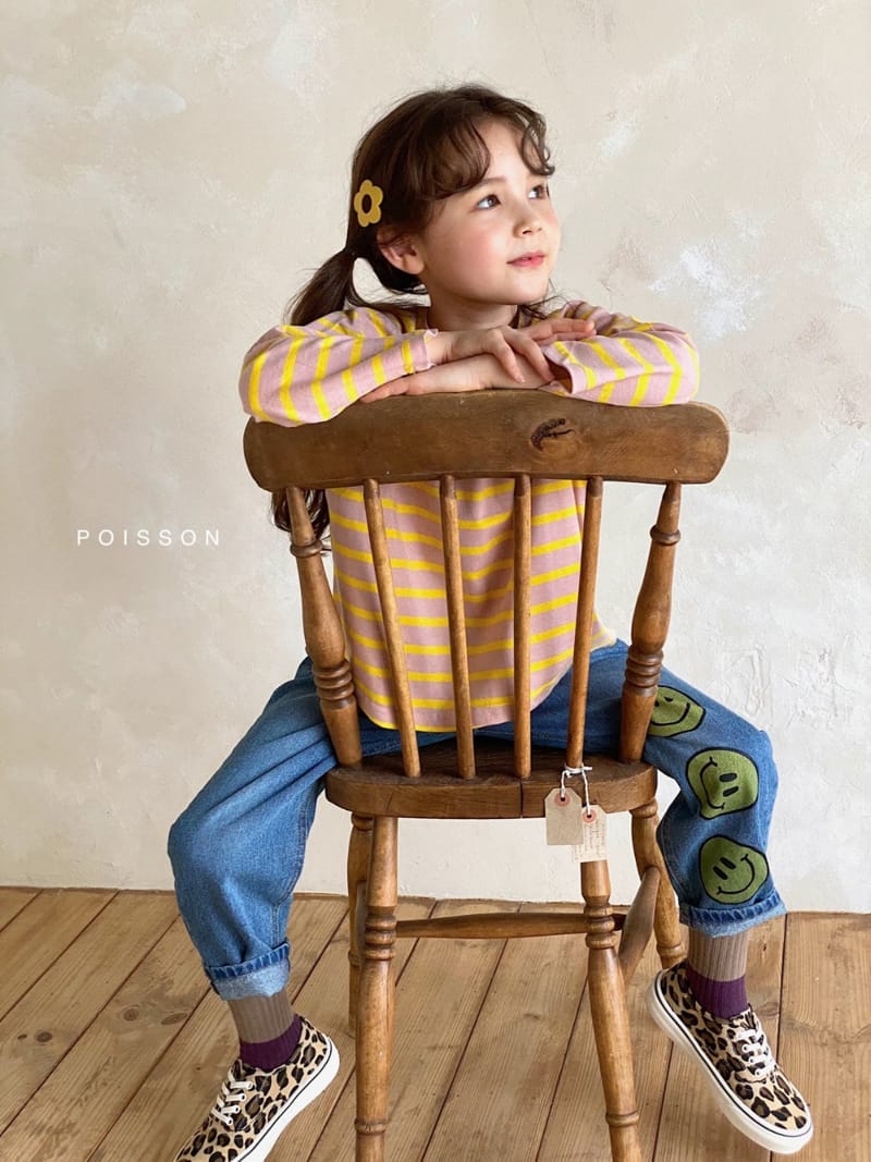 POISSON - Korean Children Fashion - #Kfashion4kids - Stripe Tee - 9
